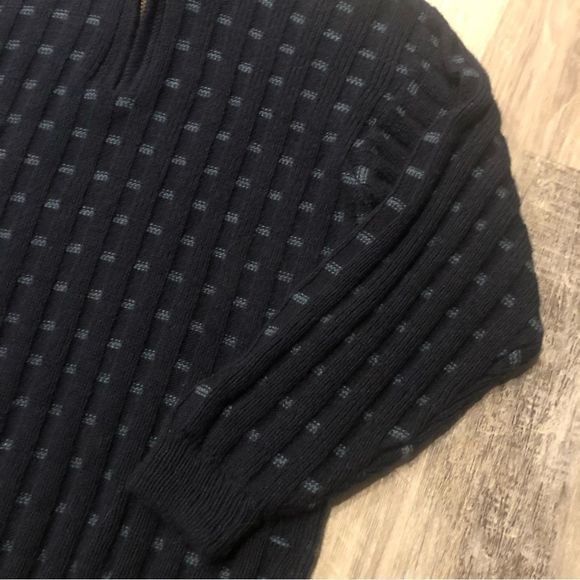 ARTESANIAS YLATEX Men’s Alpaca Sweater Size Small Pullover 1/4 Zip Chunky - Picture 7 of 10